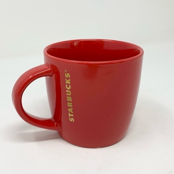 2017 Starbucks Collectible Red Ceramic Coffee Mug - Picture 1 of 4